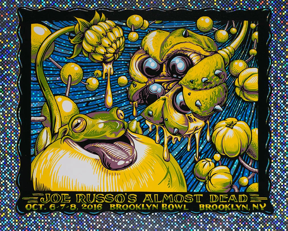 AJ Masthay "JRAD - Brooklyn Bowl" Big Dots Foil