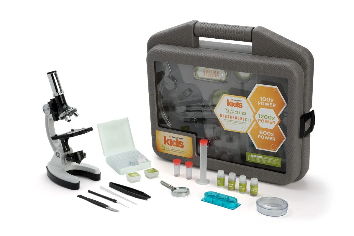 Celestron Kids 28 Piece Microscope Kit