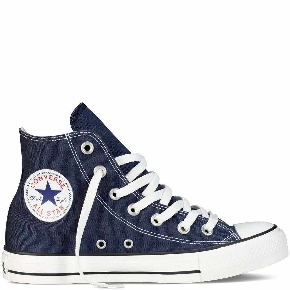 Converse Mens Womens Unisex All Star HI Tops Chuck Taylor Navy Blue