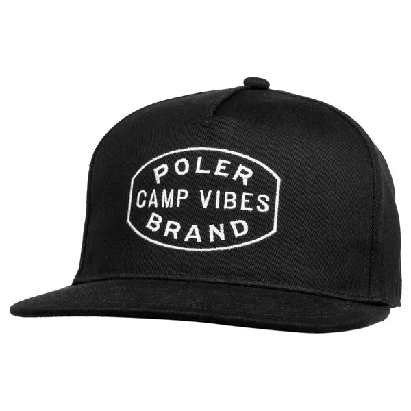 Poler Stuff Vibes Brand Hat - Black