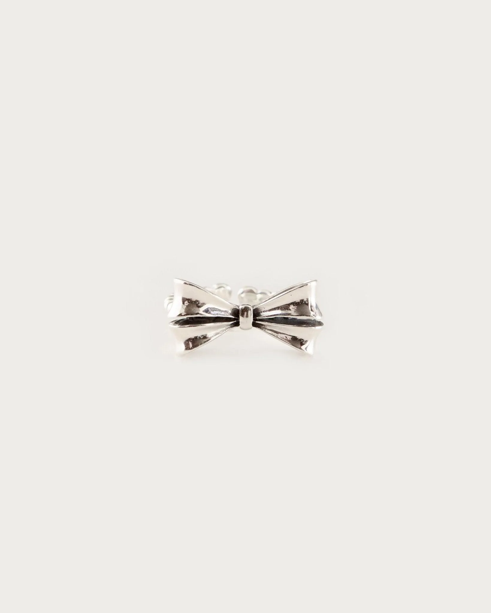 Silver Bow Ring
