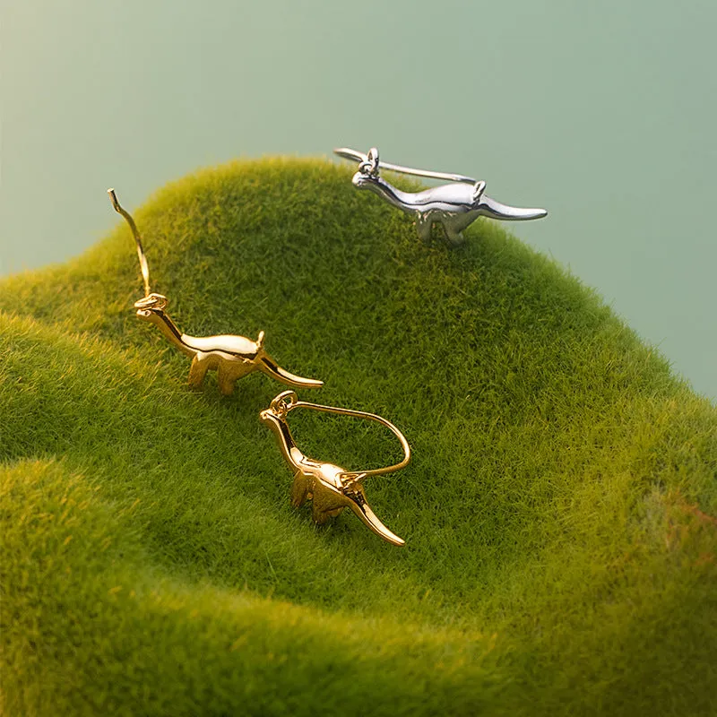 Unique Mini Dinosaur Earrings