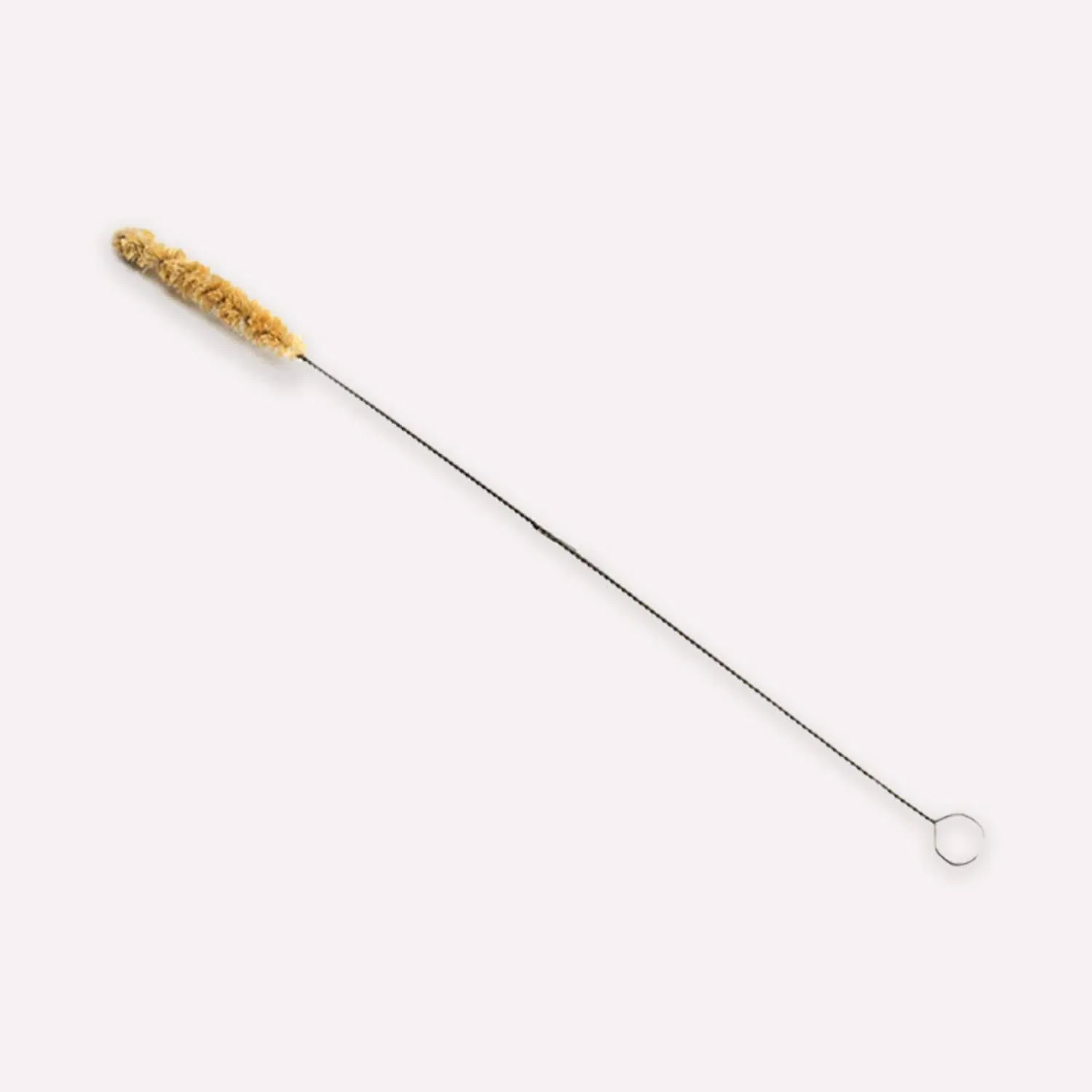 ZeroWasteStore Agave Fiber Straw Cleaner - Eco-Friendly Straw Cleaning Brush with 100% Stainless Steel Handle, Plastic-Free and Sustainable Design